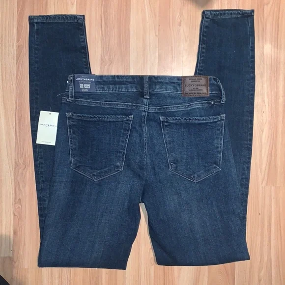 Lucky Brand | Ava Skinny Low Rise Blue Jeans Size 26 - Picture 8 of 9